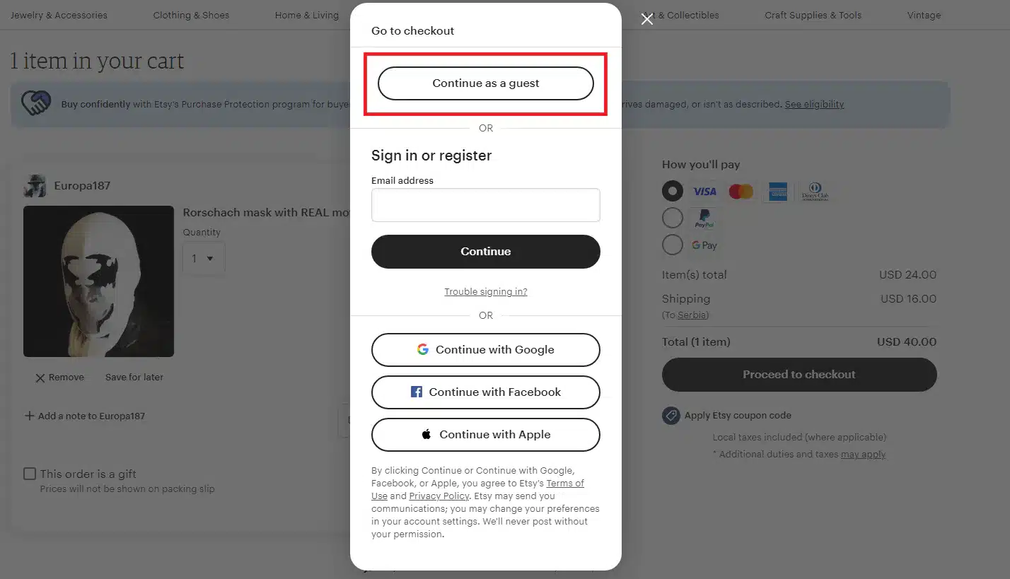 Checkout-ის გვერდის დიზაინის საუკეთესო მაგალითები - checkout page design etsy.png
