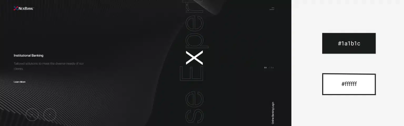 ვებსაიტის ფერების სქემები: ფსიქოლოგიური გავლენა და საუკეთესო მაგალითები - website color schemes nexbank